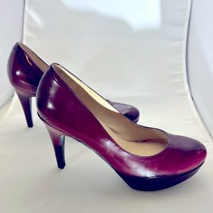 ⚠️2/20 New Maroon patent leather fall pumps Marc Fisher